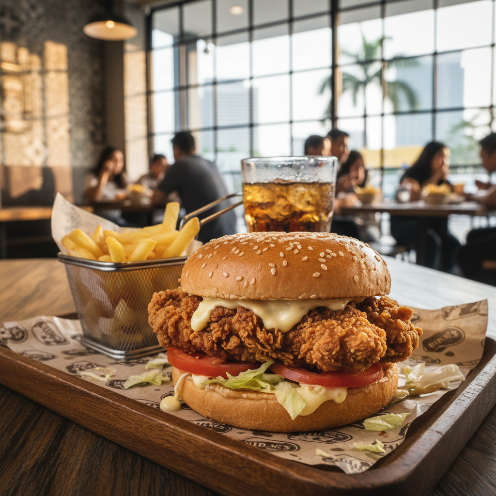 Burger Mek Chicken Crispy