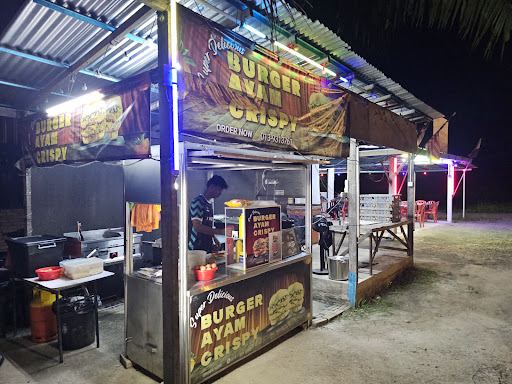 Burger Ayam Crispy Burger Ayam Crispy