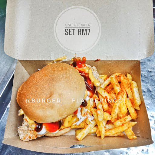 Burger Flat Peringgit Burger Flat Peringgit